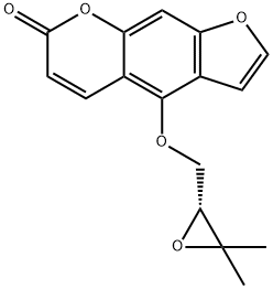 4-(3,3-Dimethyloxirane-2α-ylmethoxy)-7H-furo[3,2-g][1]benzopyran-7-one|