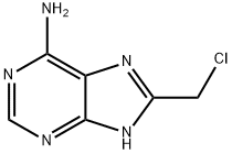 1H-Purin-6-amine,8-(chloromethyl)-(9CI) Structure