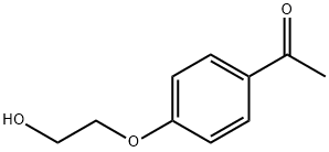 1-[4-(2-hydroxyethoxy)phenyl]ethanone Structure
