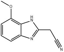 2-氰甲基-4-甲氧基苯并咪唑, 317817-41-7, 结构式