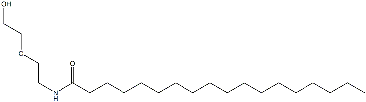 Poly(oxy-1,2-ethanediyl), .alpha.-2-(1-oxooctadecyl)aminoethyl-.omega.-hydroxy- Structure