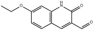 3-Quinolinecarboxaldehyde,7-ethoxy-1,2-dihydro-2-oxo-(9CI) Structure