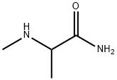 N~2~-甲基丙氨酸酰胺 结构式