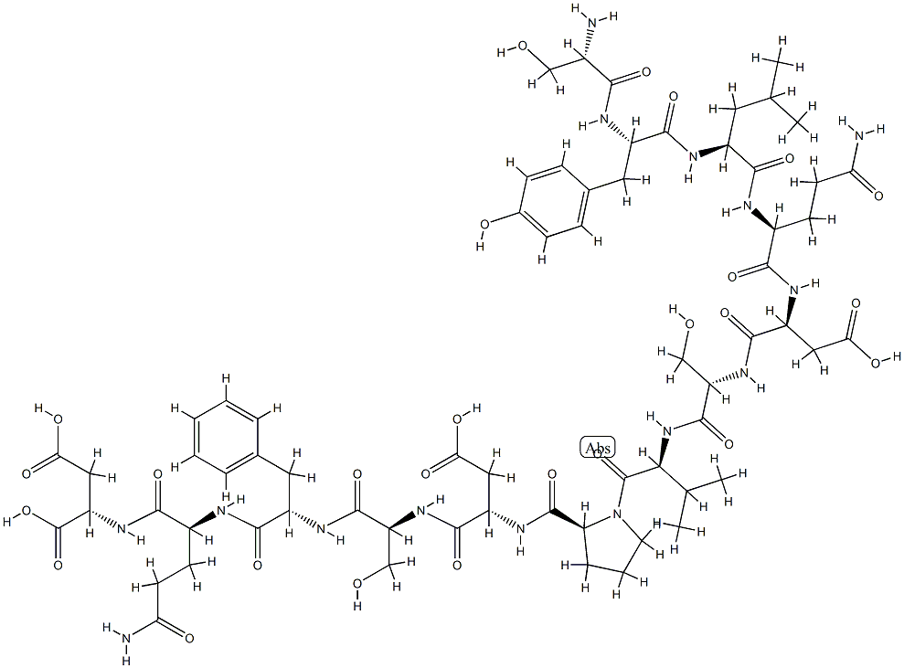 (VAL438)-TYROSINASE (432-444) (HUMAN), 320341-56-8, 结构式