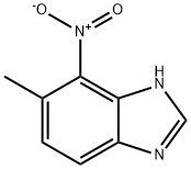 1H-Benzimidazole,5-methyl-4-nitro-(9CI) Struktur