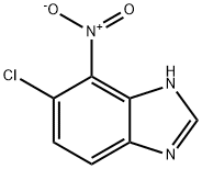 1H-Benzimidazole,5-chloro-4-nitro-(9CI) 结构式