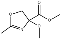 4-Oxazolecarboxylicacid,4,5-dihydro-4-methoxy-2-methyl-,methylester(9CI) Structure