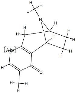 (+)-6,7,8,9-Tetrahydro-3,10-dimethyl-5,8-epiminocyclohepta[b]pyran-4(5H)-one|