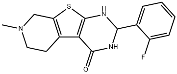 2-(2-fluorophenyl)-7-methyl-2,3,5,6,7,8-hexahydropyrido[4',3':4,5]thieno[2,3-d]pyrimidin-4(1H)-one|
