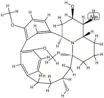 (12R)-Lythrancane-8α,9α,12-triol Structure
