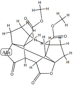 2,3,4,5,7,8-Hexahydro-10,12-dioxo-1H,6H-8a,5:8b,4-bis(epoxymethano)-3a,5a-ethano-as-indacene-13,14-dicarboxylic acid dimethyl ester 结构式