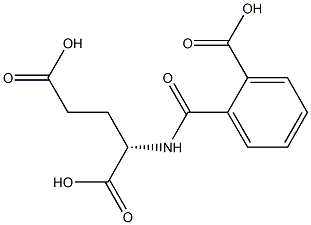 N-phthaloylglutamic acid 化学構造式