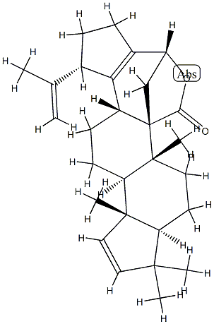 16α-Hydroxy-A(1),28-dinorlupa-2,17,20(29)-trien-27-oic acid γ-lactone,32285-15-7,结构式
