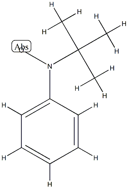 [tert-Butyl(phenyl)aminooxy]radical Struktur