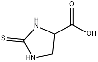 4-Imidazolidinecarboxylicacid,2-thioxo-(9CI) 化学構造式