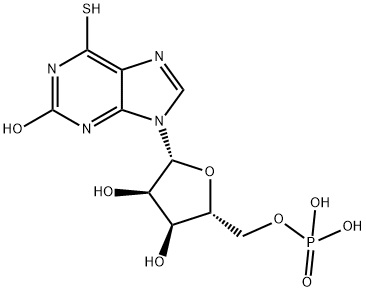 6-thioxanthine 5'-monophosphate Struktur