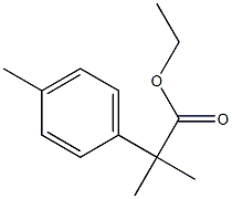 α,α,4-Trimethylbenzeneacetic acid ethyl ester Structure