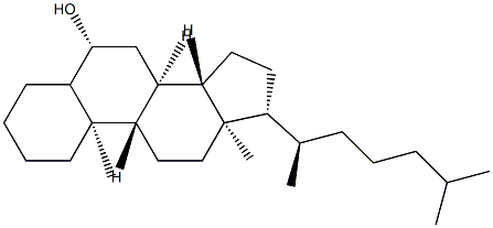 Cholestan-6β-ol Structure