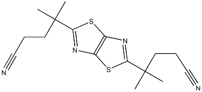 γ,γ,γ',γ'-Tetramethylthiazolo[5,4-d]thiazole-2,5-dibutyronitrile Structure