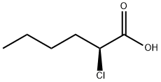 Hexanoic acid, 2-chloro-, (2S)- Structure