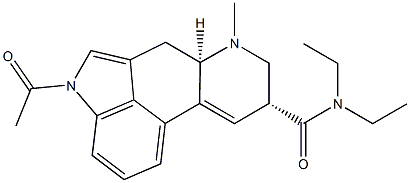 Lysergamide, 1-acetyl-N,N-diethyl- (6CI,7CI) Struktur