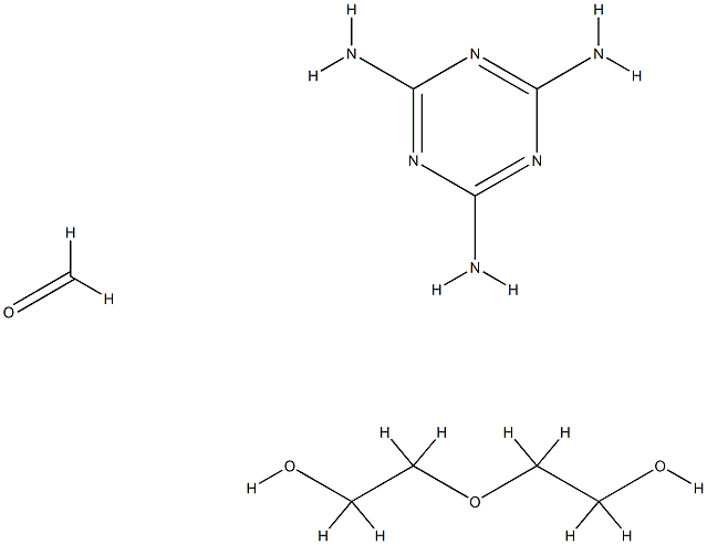 Formaldehyde, polymer with 2,2'-oxybis[ethanol] and 1,3,5-triazine-2,4,6-triamine 结构式