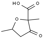 3-Hexulosonicacid,2,5-anhydro-4,6-dideoxy-2-C-methyl-(9CI) Structure