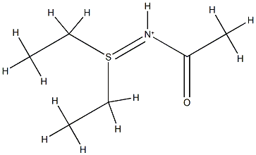 (1-Oxylatoethylideneamino)diethylsulfonium,32805-46-2,结构式