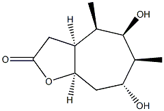 2H-Cyclohepta[b]furan-2-one, octahydro-5,7-dihydroxy-4,6-dimethyl-, (3aR,4S,5S,6R,7S,8aS)-rel- (9CI) Structure