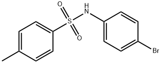 N-(4-ブロモフェニル)-4-メチルベンゼンスルホンアミド 化学構造式