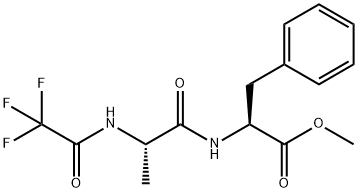 N-(Trifluoroacetyl)-L-Ala-L-Phe-OMe 结构式