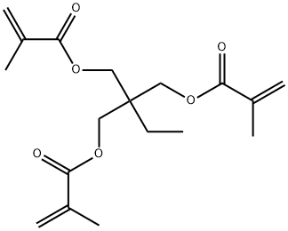 Trimethylolpropane trimethacrylate Struktur