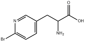3-Pyridinepropanoicacid,-alpha--amino-6-bromo-(9CI) 化学構造式