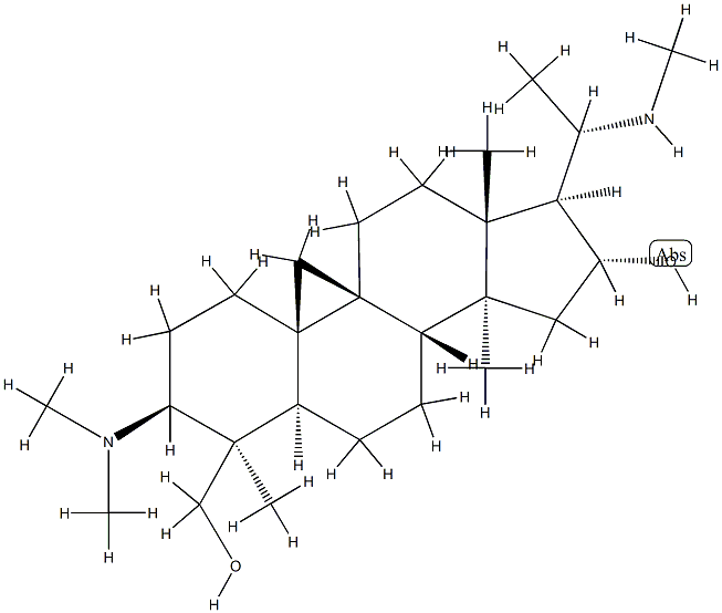 3296-18-2 (20S)-3β-(Dimethylamino)-16α-hydroxy-4,14-dimethyl-20-(methylamino)-9β,19-cyclo-5α-pregnane-4β-methanol