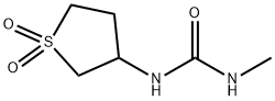 1-(1,1-dioxo-1-thiolan-3-yl)-3-methylurea Struktur