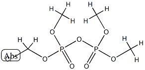 Diphosphoric acid α-(chloromethyl)α,β,β-trimethyl ester Struktur