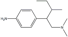 4-Amino-β-(sec-butyl)-N,N-dimethylbenzeneethanamine Structure