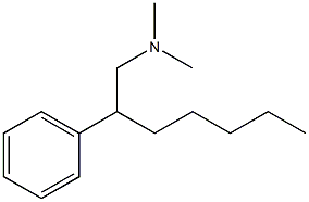 N,N-Dimethyl-β-pentylphenethylamine 结构式