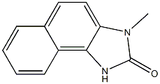 2H-Naphth[1,2-d]imidazol-2-one,1,3-dihydro-3-methyl-(8CI,9CI) Struktur