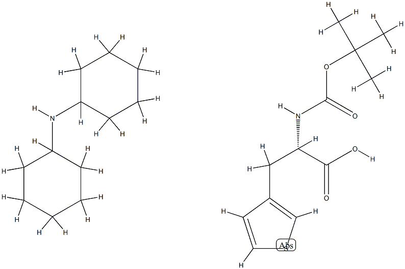 Boc-β-(3-thienyl)-Ala-OH (dicyclohexylammonium) salt
		
	 Structure