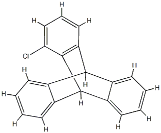 1-Chloro-9,10-dihydro-9,10-[1,2]benzenoanthracene Structure