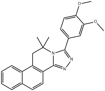 1-(3,4-dimethoxyphenyl)-11,11-dimethyl-10,11-dihydrobenzo[f][1,2,4]triazolo[3,4-a]isoquinoline Structure
