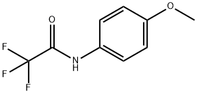 2,2,2-三氟-4'-甲氧基乙酰苯胺 结构式