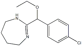 33210-37-6 4,5,6,7-Tetrahydro-2-(p-chloro-α-ethoxybenzyl)-1H-1,3-diazepine