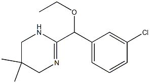 3,4,5,6-테트라히드로-2-(3-클로로-α-에톡시벤질)-5,5-디메틸피리미딘