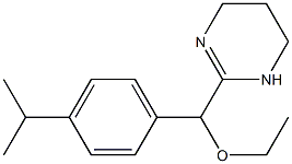 3,4,5,6-Tetrahydro-2-(α-ethoxy-4-isopropylbenzyl)pyrimidine Structure