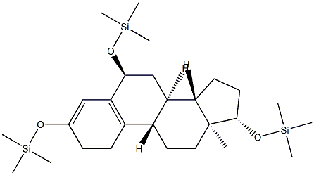3,6α,17β-Tris(trimethylsiloxy)-1,3,5(10)-estratriene 结构式