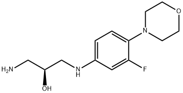 Desacetyl-N,O-descarbonyl Linezolid 化学構造式