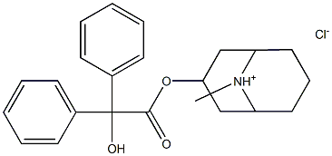 9-Methyl-3α-granatanyl benzilate hydrochloride|