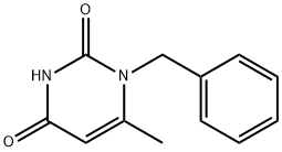 1-ベンジル-6-メチル-2,4(1H,3H)-ピリミジンジオン 化学構造式